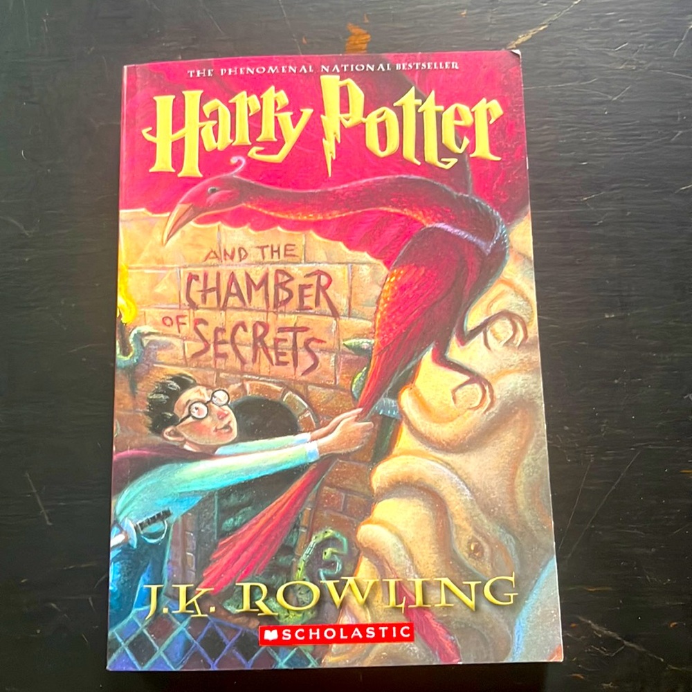 2000 Harry Potter and the Chamber of Secrets vintage paperback book JK Rowling